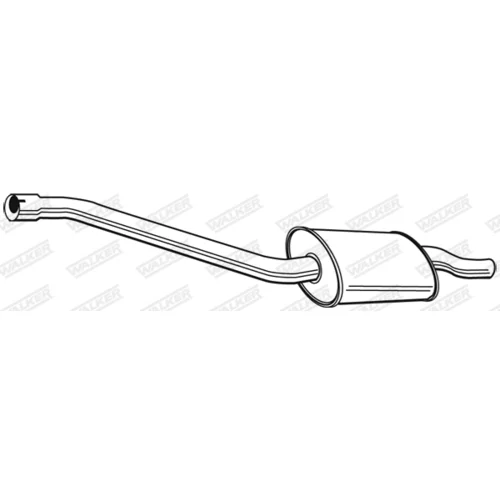 Stredný tlmič výfuku WALKER 18256