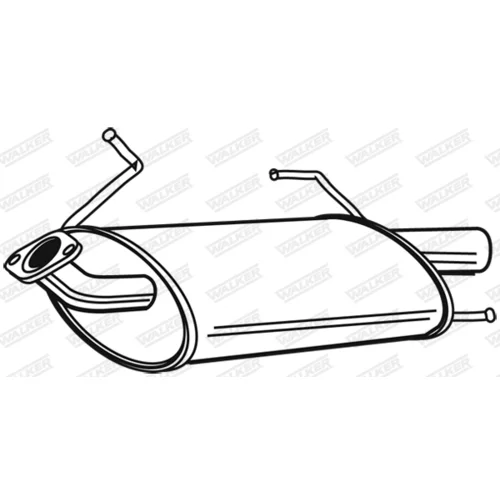 Koncový tlmič výfuku WALKER 22301