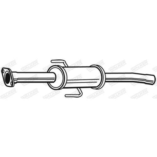 Stredný tlmič výfuku WALKER 22373