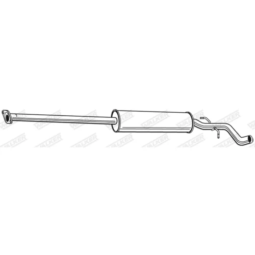 Stredný tlmič výfuku 22855 /WALKER/ - obr. 4