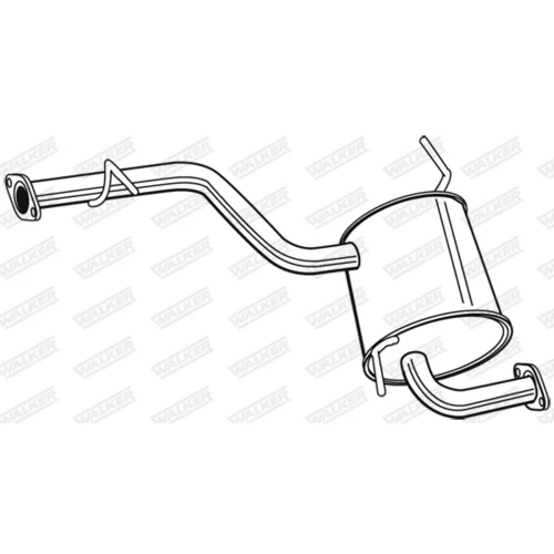 Koncový tlmič výfuku WALKER 23015