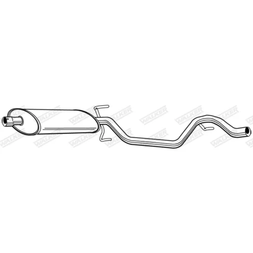 Stredný tlmič výfuku 23027 /WALKER/ - obr. 7