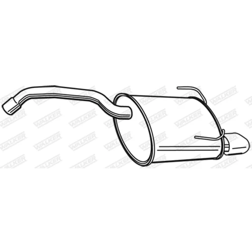 Koncový tlmič výfuku 23332 /WALKER/ - obr. 8