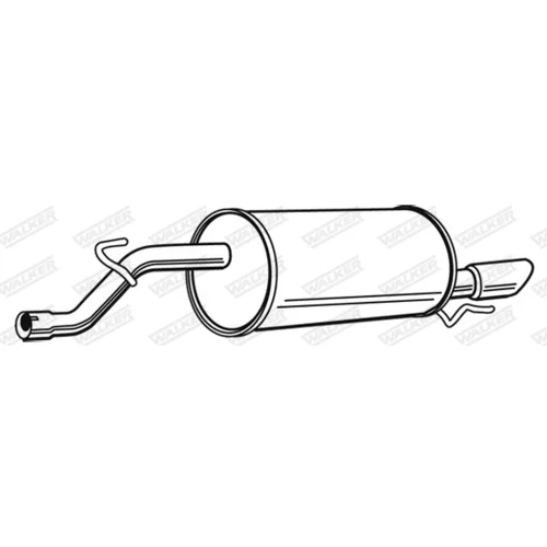 Koncový tlmič výfuku 23381 /WALKER/ - obr. 4