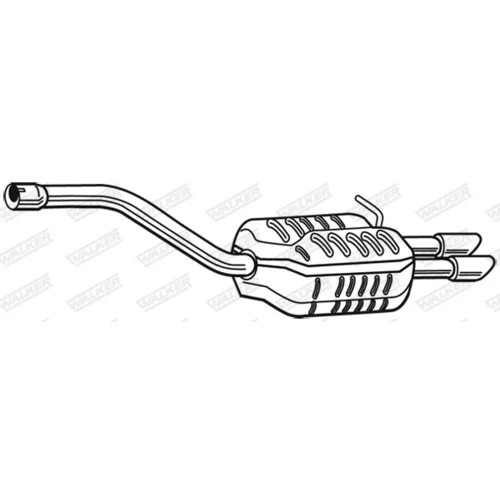 Koncový tlmič výfuku 25104 /WALKER/ - obr. 9