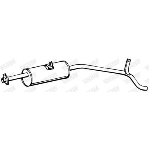 Koncový tlmič výfuku 70551 /WALKER/ - obr. 8