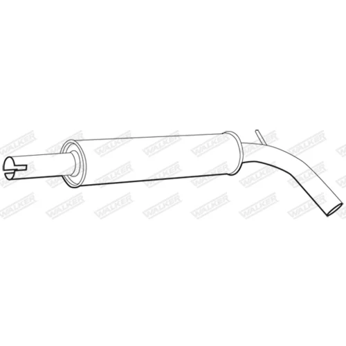 Stredný tlmič výfuku 71341 /WALKER/ - obr. 9