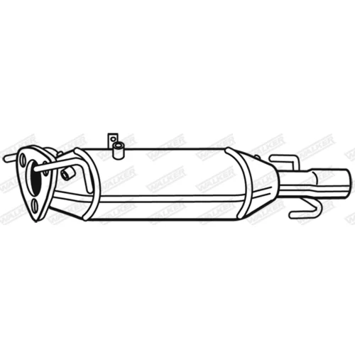 Filter sadzí/pevných častíc výfukového systému 73149 /WALKER/ - obr. 4
