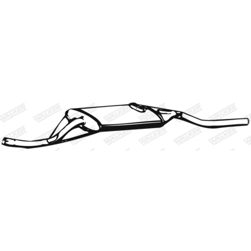 Koncový tlmič výfuku WALKER 04555