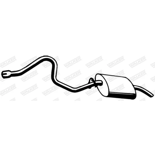 Koncový tlmič výfuku WALKER 17479