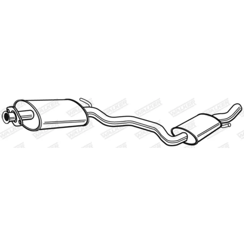 Stredný tlmič výfuku 21386 /WALKER/ - obr. 8