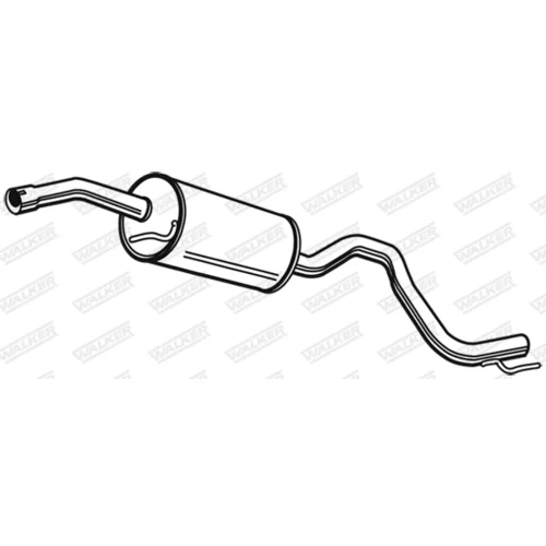 Stredný tlmič výfuku 22771 /WALKER/ - obr. 4