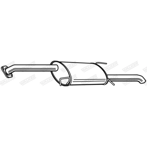 Koncový tlmič výfuku 22817 /WALKER/ - obr. 8