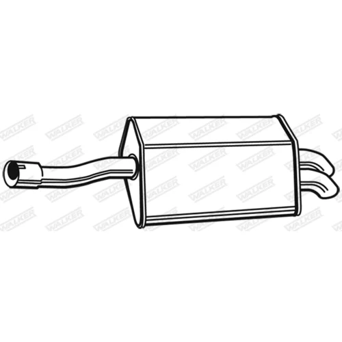 Koncový tlmič výfuku 23340 /WALKER/ - obr. 9