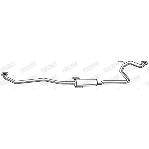 Stredný tlmič výfuku 23372 /WALKER/ - obr. 4
