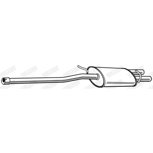 Stredný tlmič výfuku 23488 /WALKER/ - obr. 4