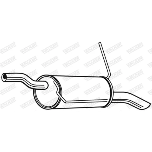 Koncový tlmič výfuku 23687 /WALKER/ - obr. 8