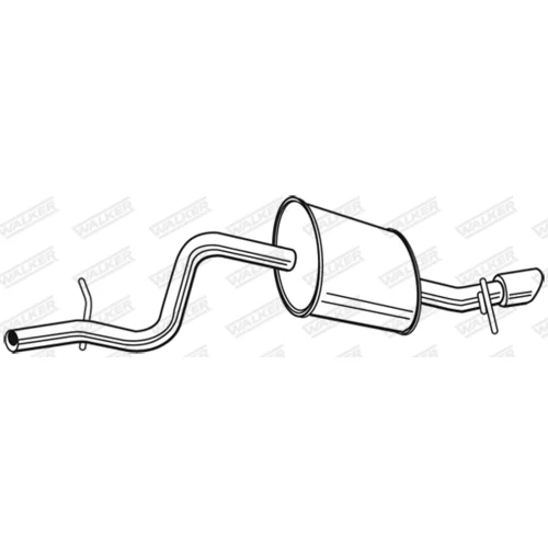 Koncový tlmič výfuku 23717 /WALKER/ - obr. 9