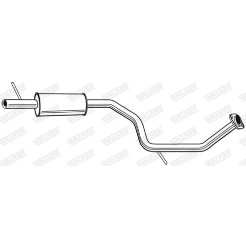Stredný tlmič výfuku 23881 /WALKER/ - obr. 9
