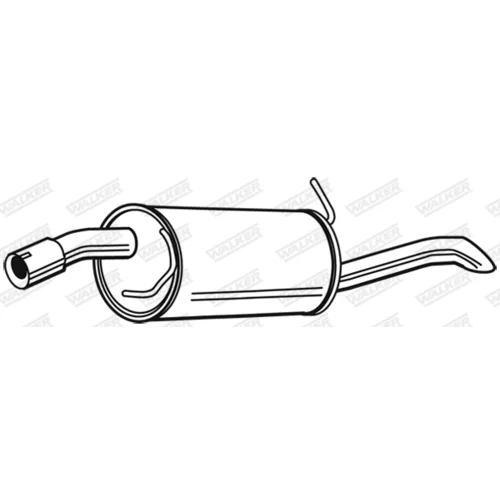 Koncový tlmič výfuku 23920 /WALKER/ - obr. 8