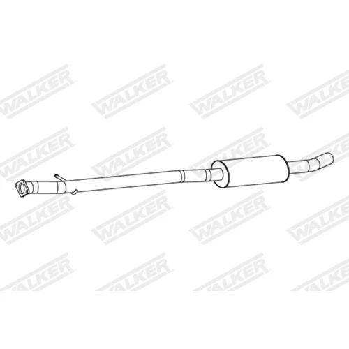 Stredný tlmič výfuku 24335 /WALKER/