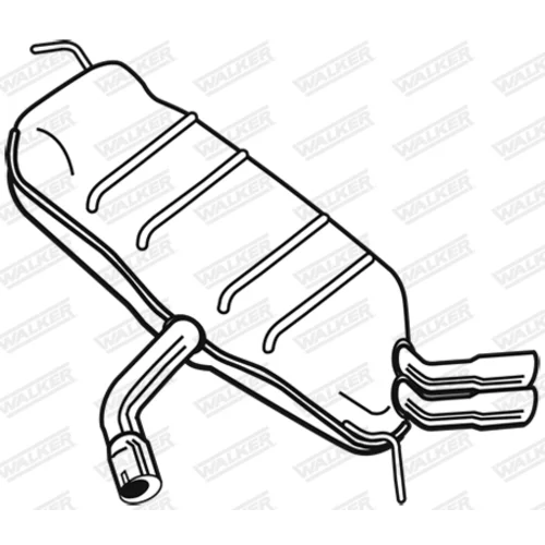 Koncový tlmič výfuku 25088 /WALKER/ - obr. 8