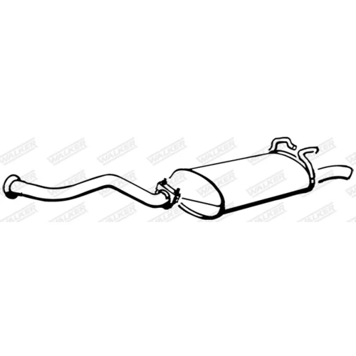 Koncový tlmič výfuku WALKER 17243