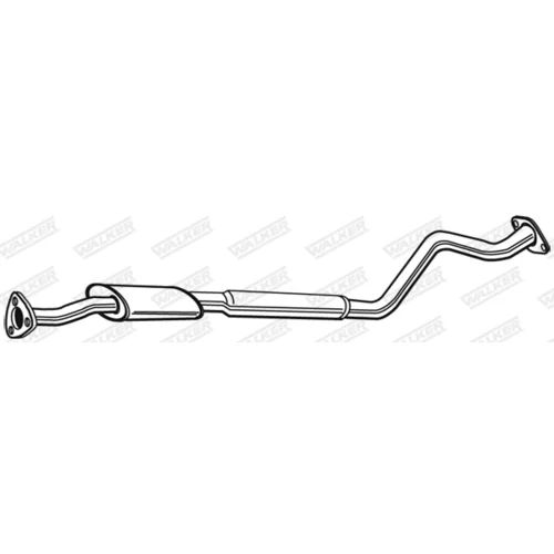 Stredný tlmič výfuku WALKER 21773