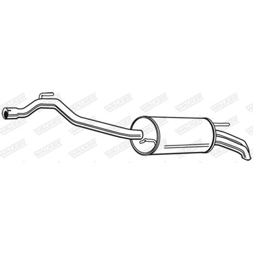 Koncový tlmič výfuku 22091 /WALKER/ - obr. 8