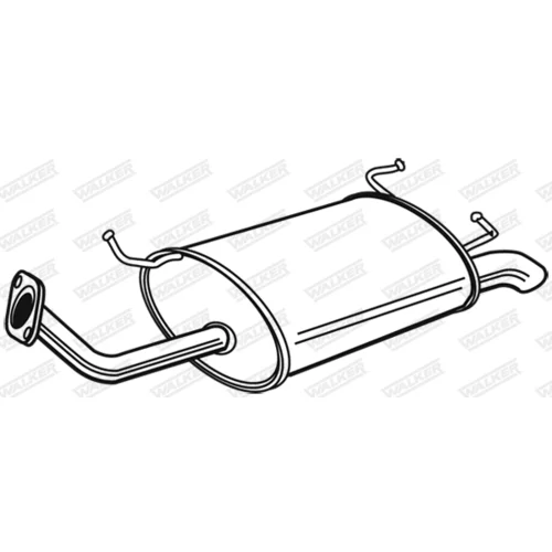 Koncový tlmič výfuku 22190 /WALKER/ - obr. 9