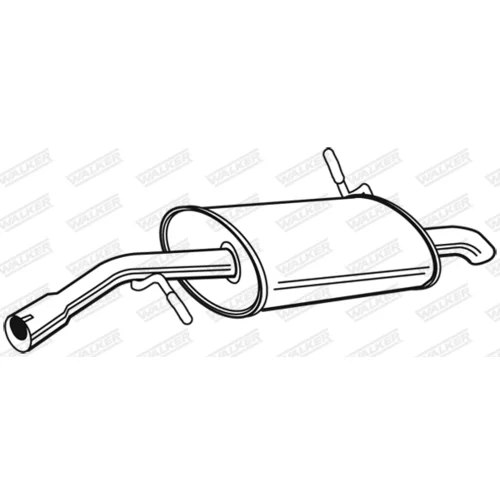 Koncový tlmič výfuku 22306 /WALKER/ - obr. 8