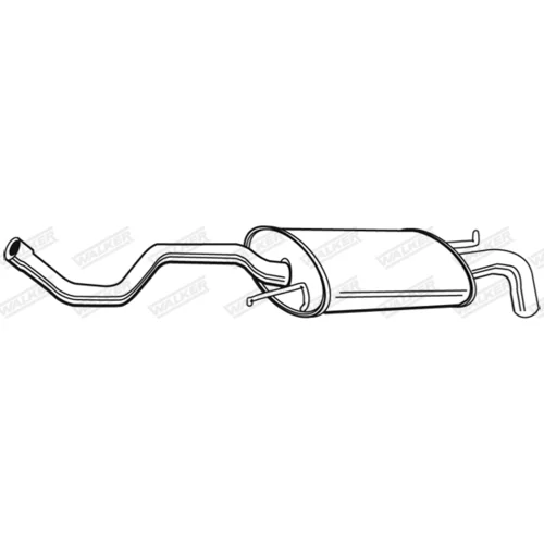 Koncový tlmič výfuku 22584 /WALKER/ - obr. 2