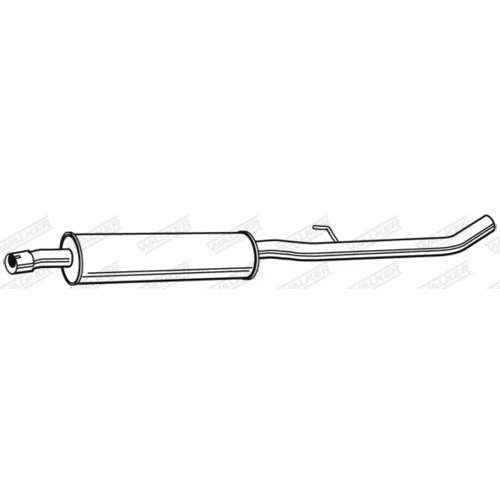 Stredný tlmič výfuku 22779 /WALKER/ - obr. 8