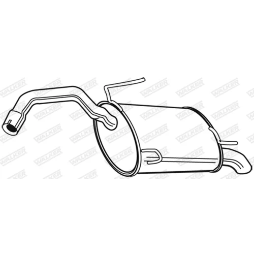 Koncový tlmič výfuku 22841 /WALKER/ - obr. 4
