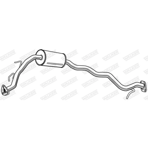 Stredný tlmič výfuku 22920 /WALKER/ - obr. 9