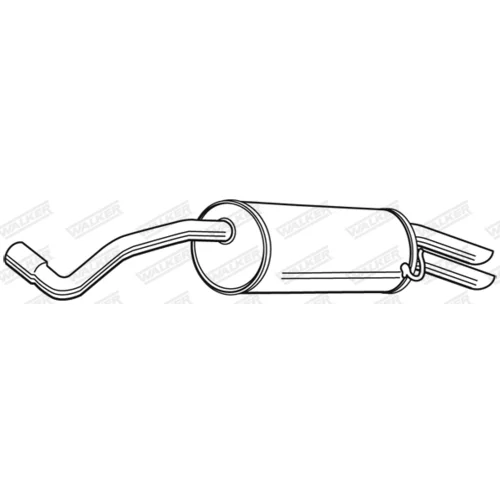 Koncový tlmič výfuku 23334 /WALKER/ - obr. 8