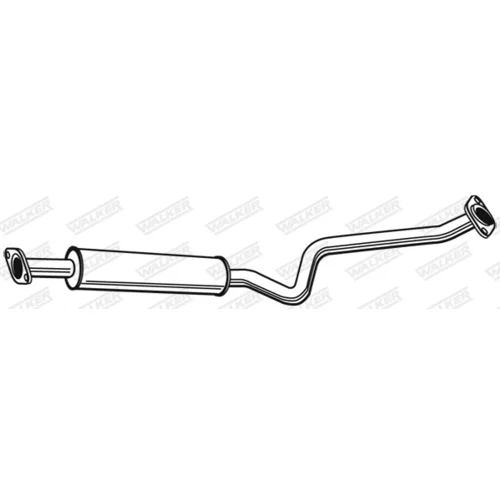 Stredný tlmič výfuku 23484 /WALKER/ - obr. 8