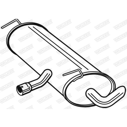 Koncový tlmič výfuku 24173 /WALKER/ - obr. 4