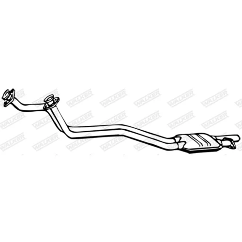 Predný tlmič výfuku WALKER 13195