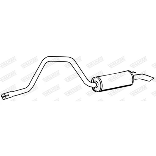 Koncový tlmič výfuku WALKER 17561