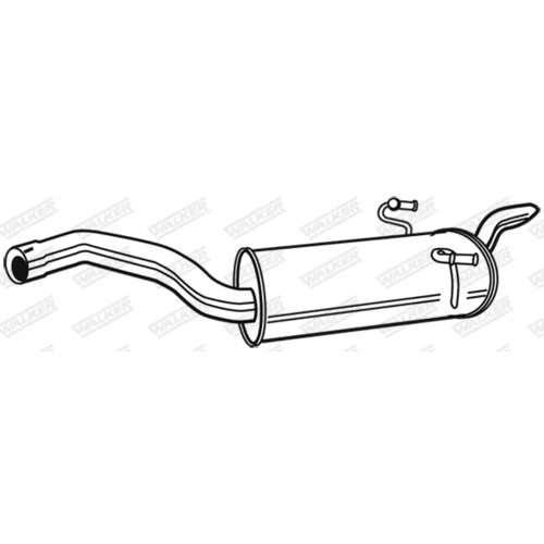 Koncový tlmič výfuku WALKER 22287