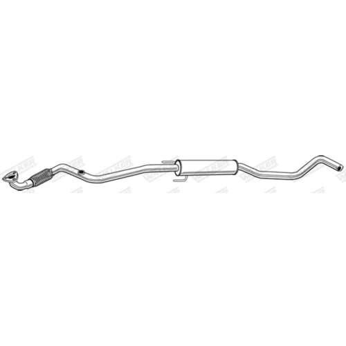 Stredný tlmič výfuku 22476 /WALKER/ - obr. 1