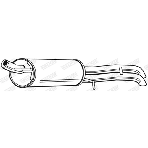 Koncový tlmič výfuku WALKER 22482