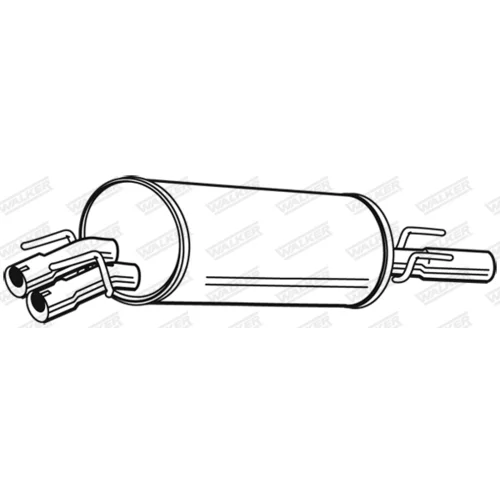 Koncový tlmič výfuku 22621 /WALKER/ - obr. 4