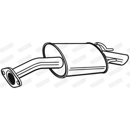 Koncový tlmič výfuku 22724 /WALKER/ - obr. 1