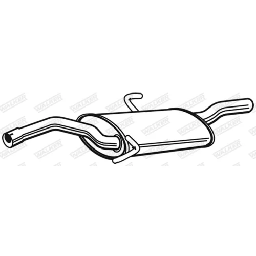 Koncový tlmič výfuku 22791 /WALKER/ - obr. 8
