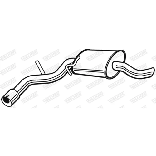 Koncový tlmič výfuku WALKER 23001