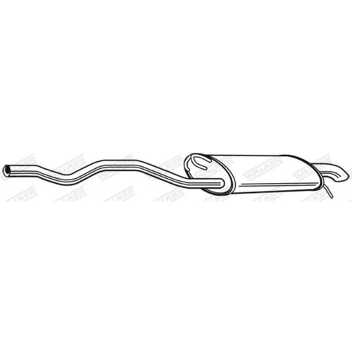 Koncový tlmič výfuku 23201 /WALKER/ - obr. 8