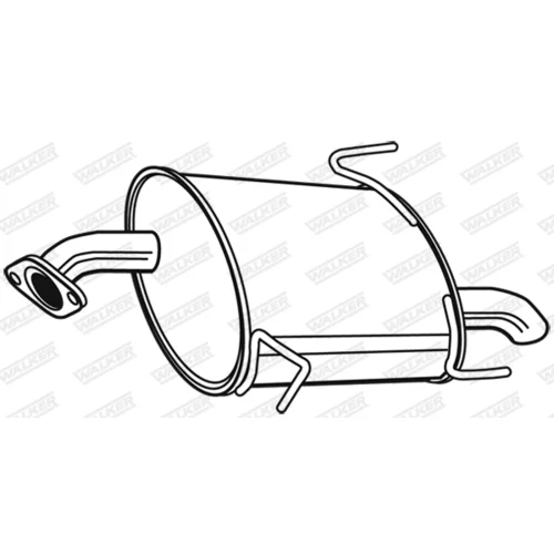 Koncový tlmič výfuku 24133 /WALKER/ - obr. 4