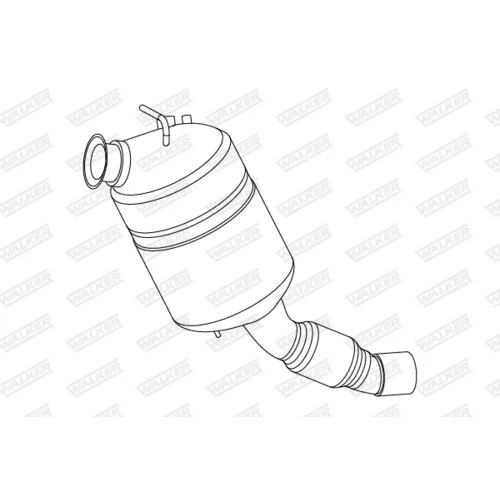 Filter sadzí/pevných častíc výfukového systému 73382 /WALKER/